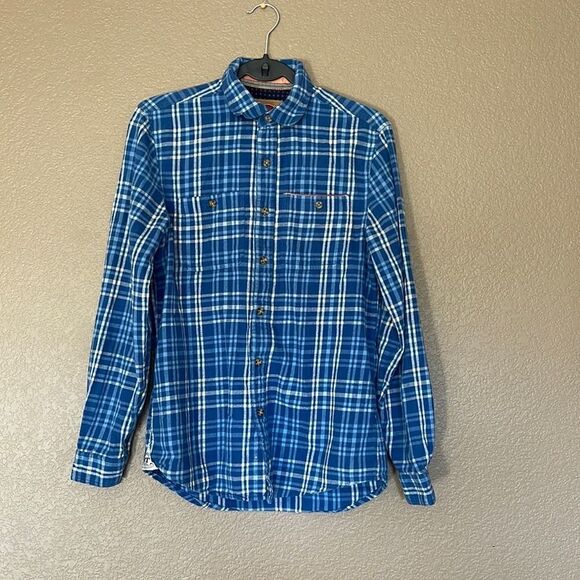 Boston Traders Other - Boston traders luxury vintage blue plaid shirt size small